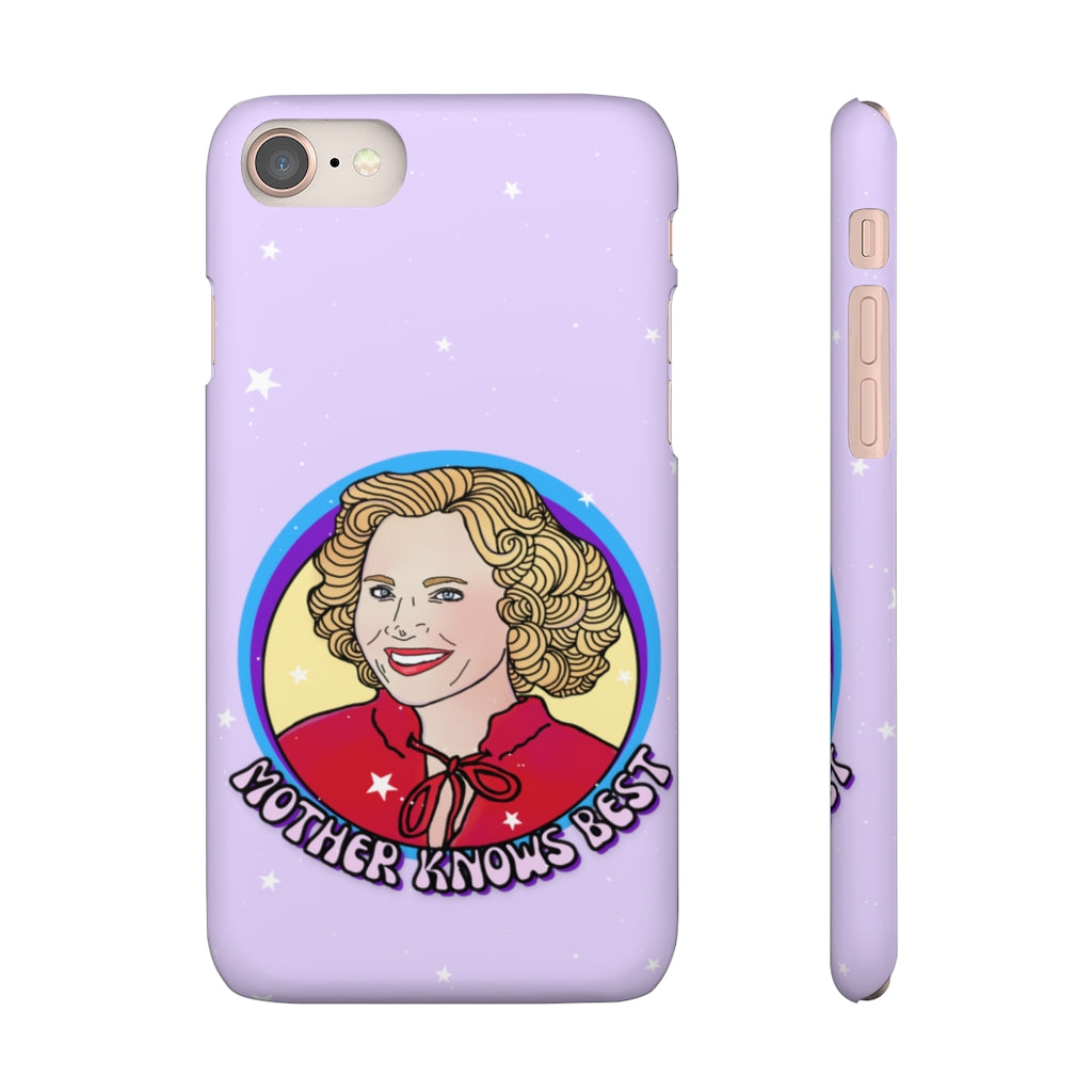 Kitty Forman "Mother Knows Best" Phone Snap Case [lilac]
