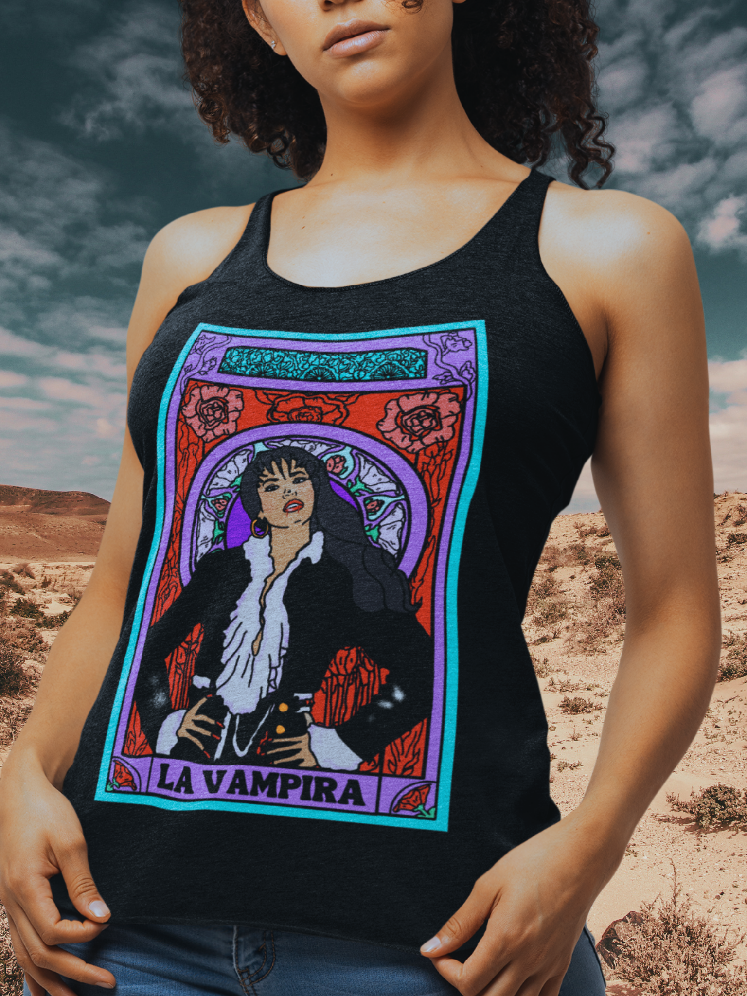 Selena "La Vampira" Racerback Tank