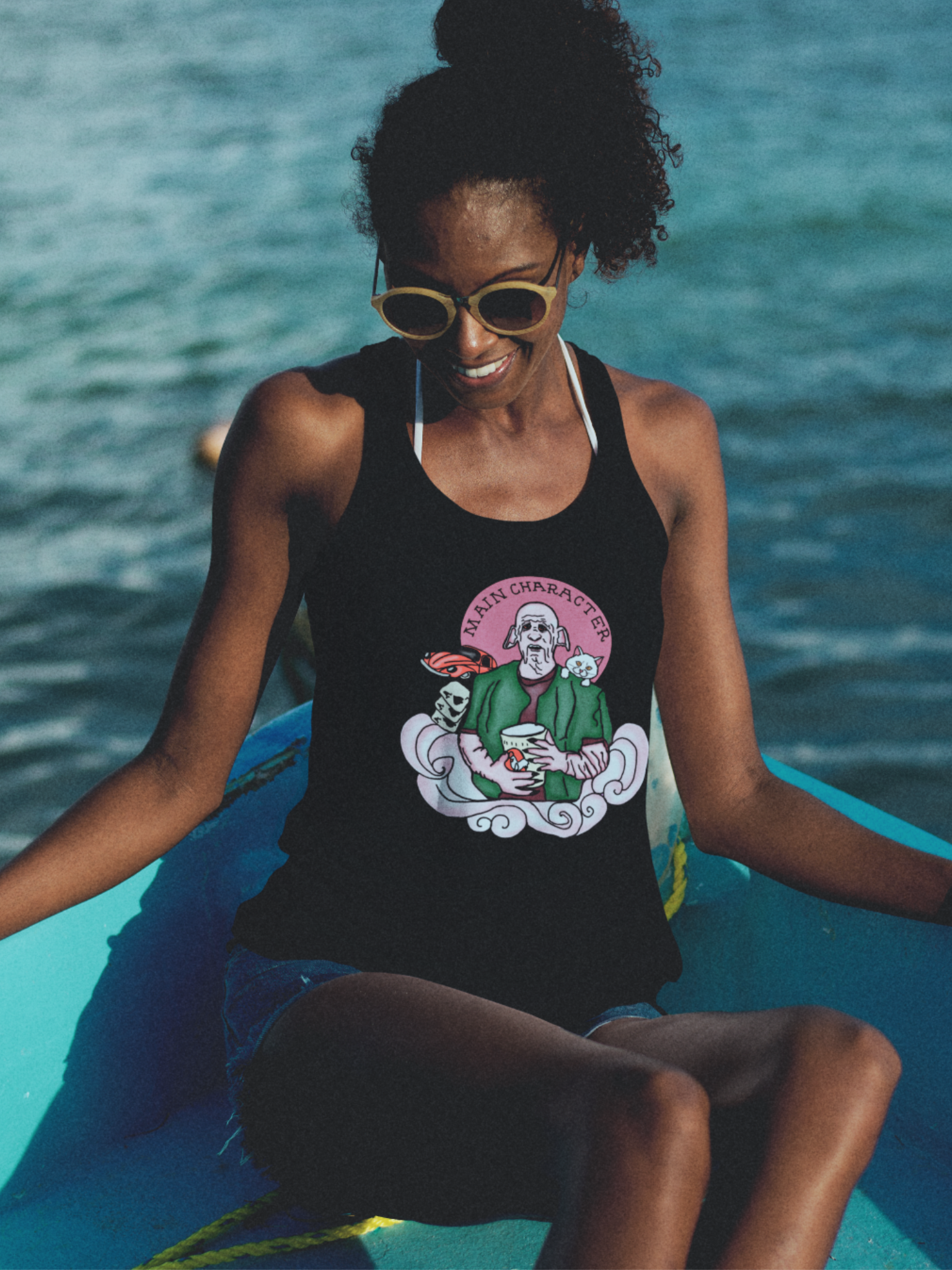 Clem Main Character Racerback Tank