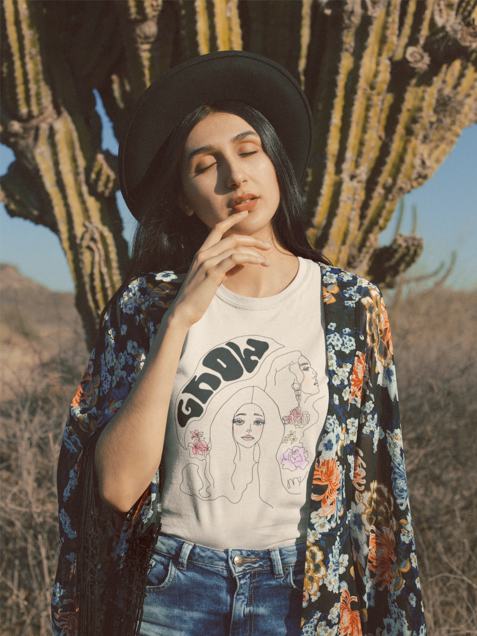 Virgo "Grow" Vintage Style Unisex Tee