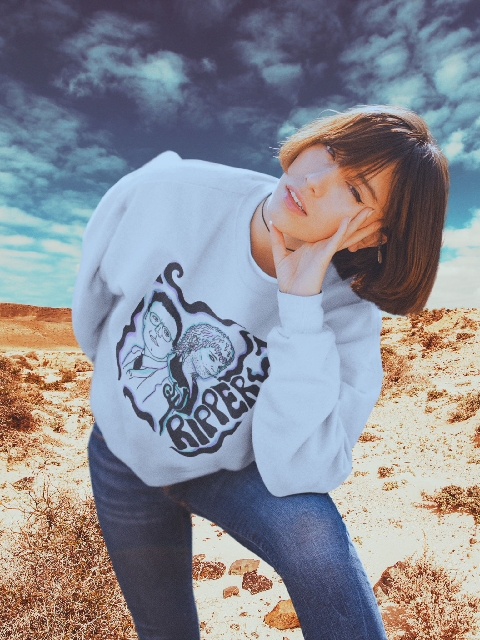 Retro Giles/ Ripper Comfy Sweatshirt