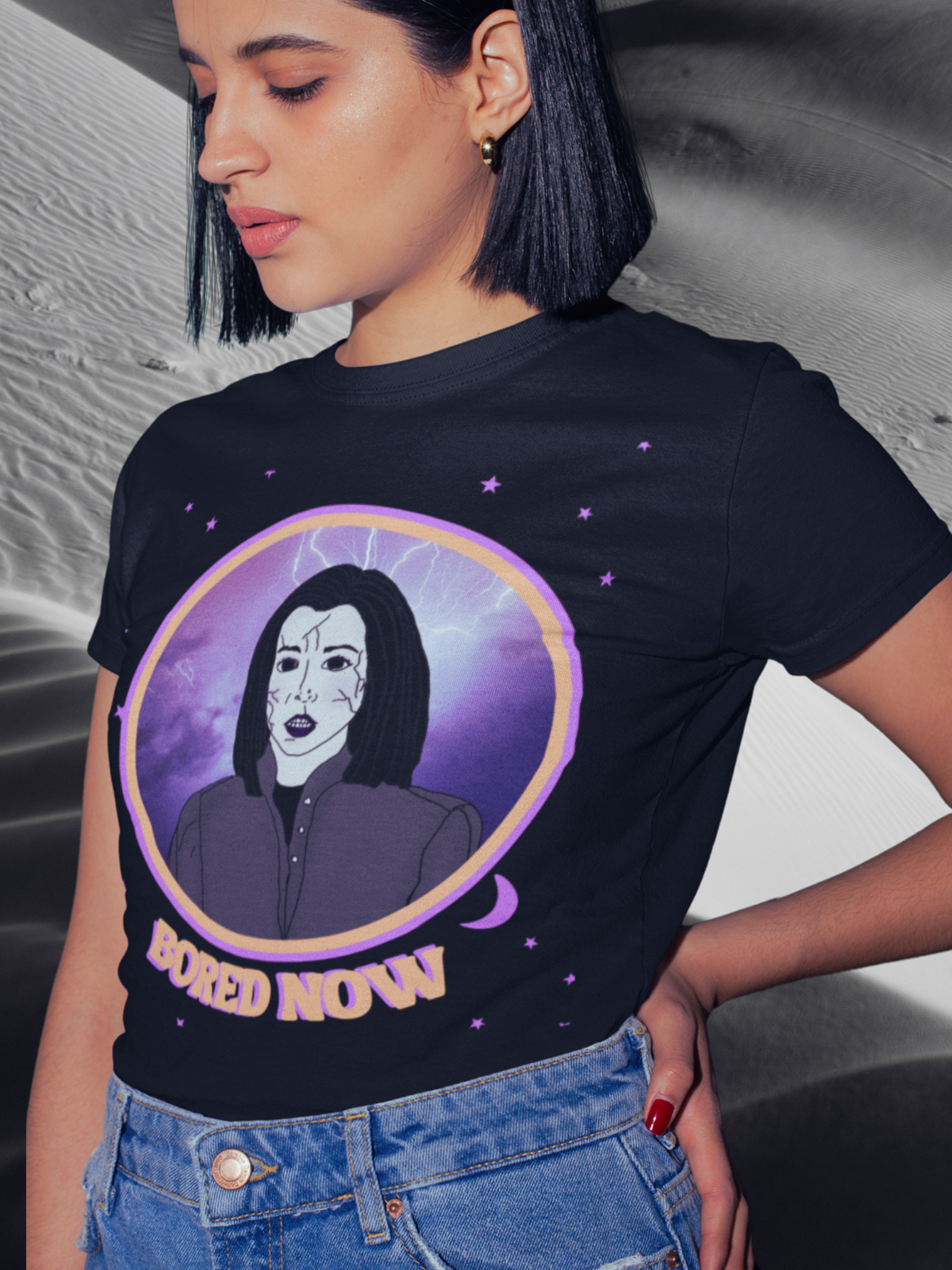 "Bored Now" Dark Willow Unisex T-shirt
