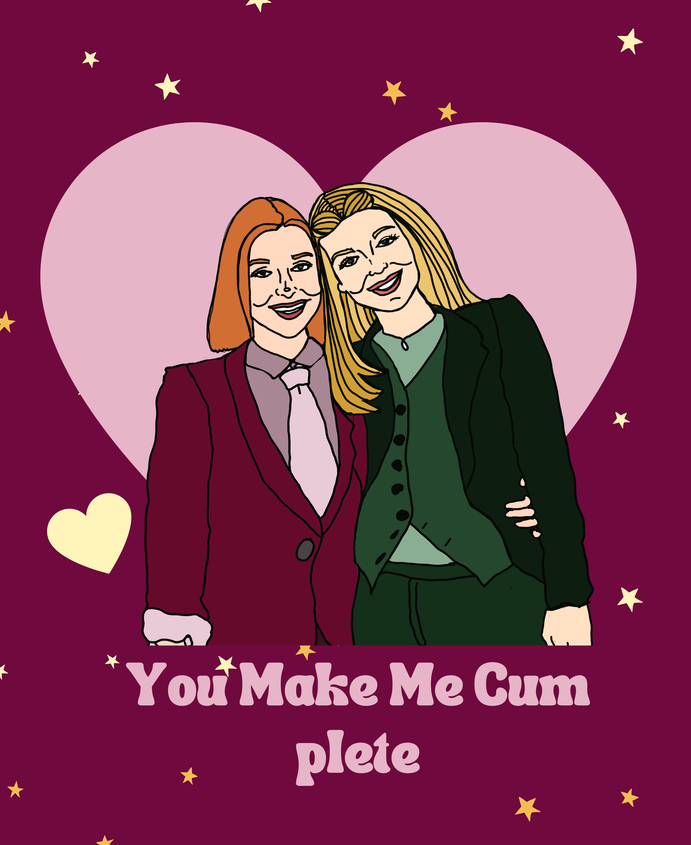 You Make Me Cumplete Willow & Tara Fine Art Print