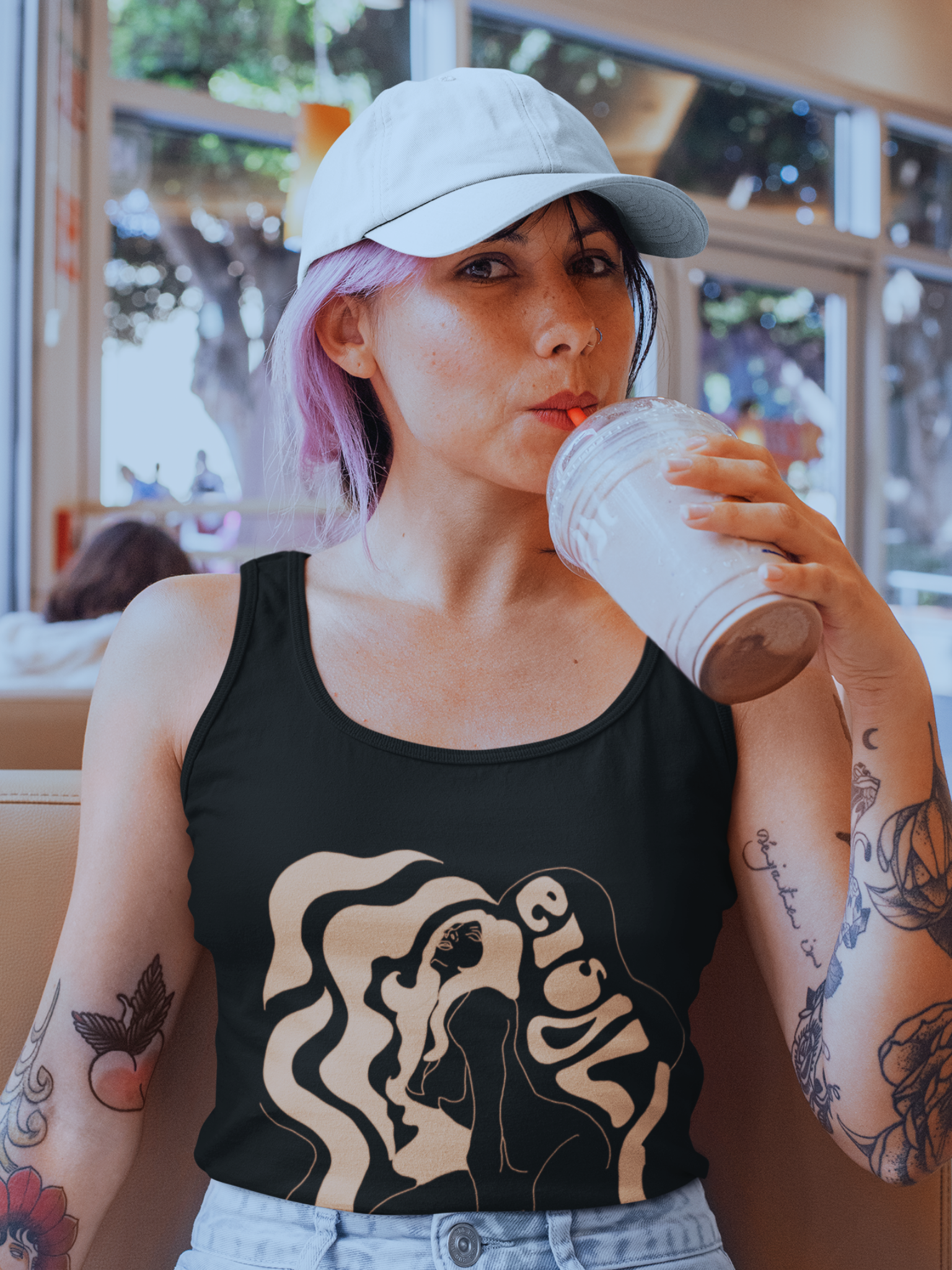Leo "El sol"  Retro Racerback Tank