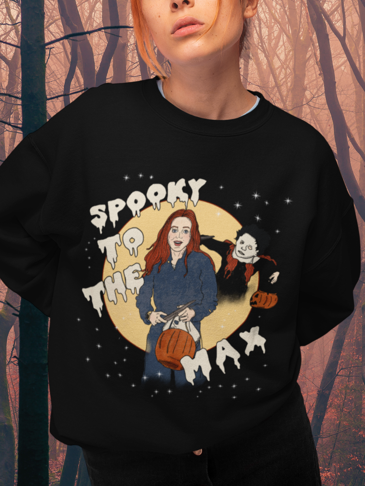 "Spooky to the Max" Comfy Sweatshirt