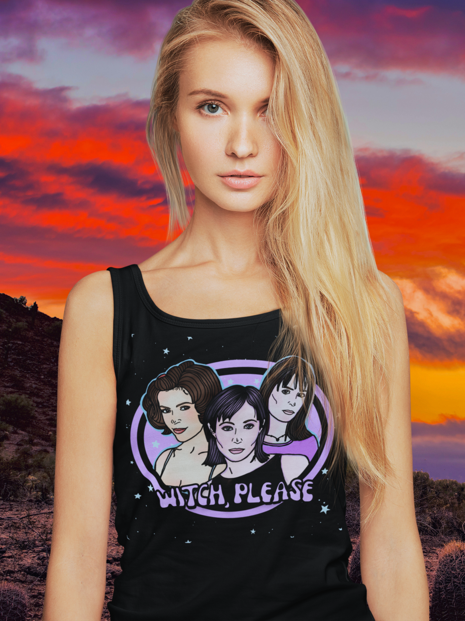 "Witch, Please" Racerback Tank