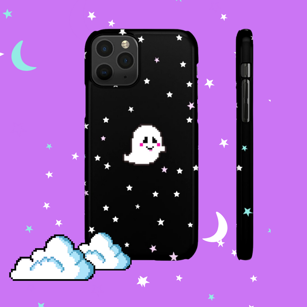 Grinning Ghostie Phone Snap Case