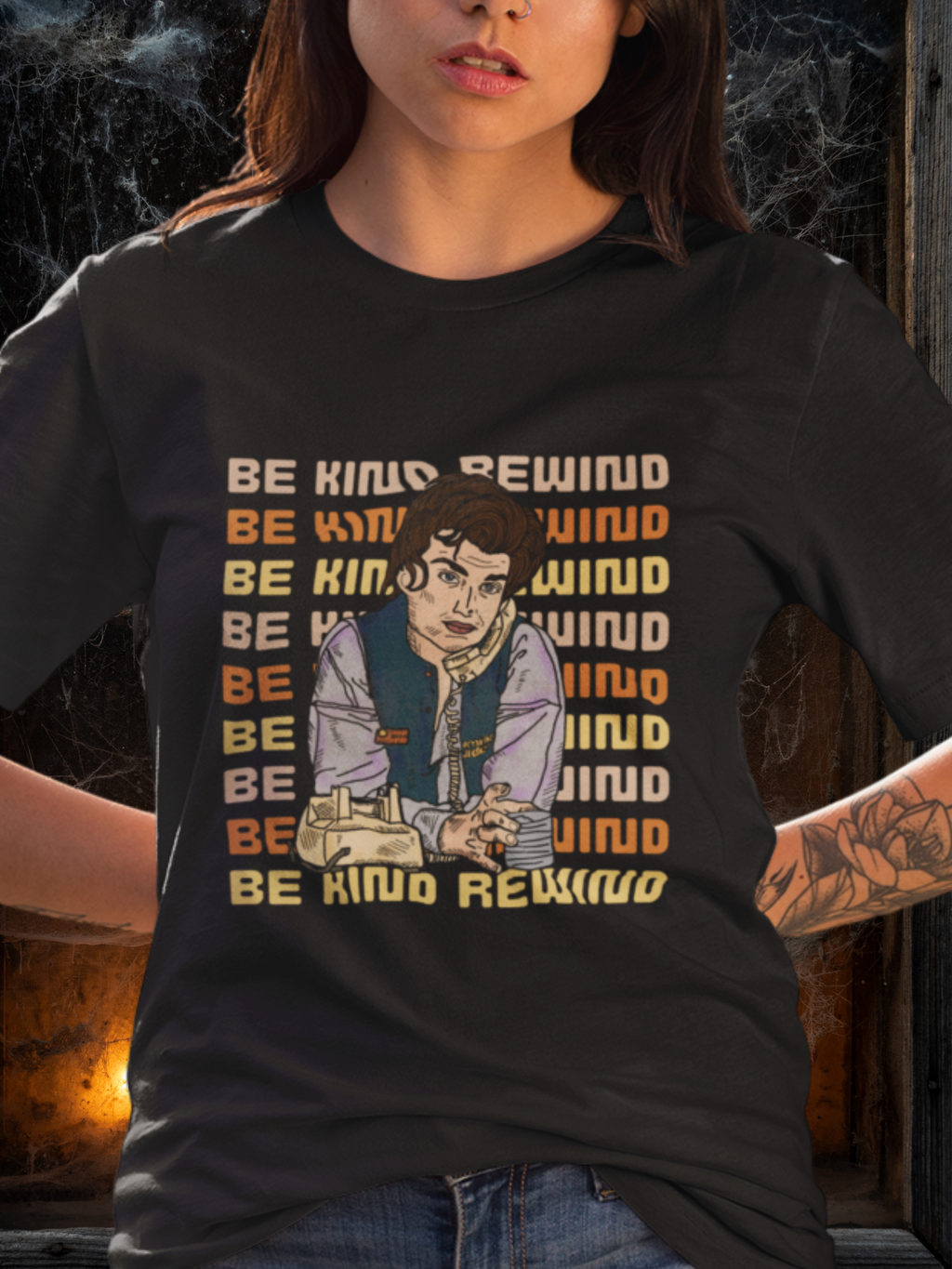 “Be Kind Rewind” ST Vintage Style Unisex Tee