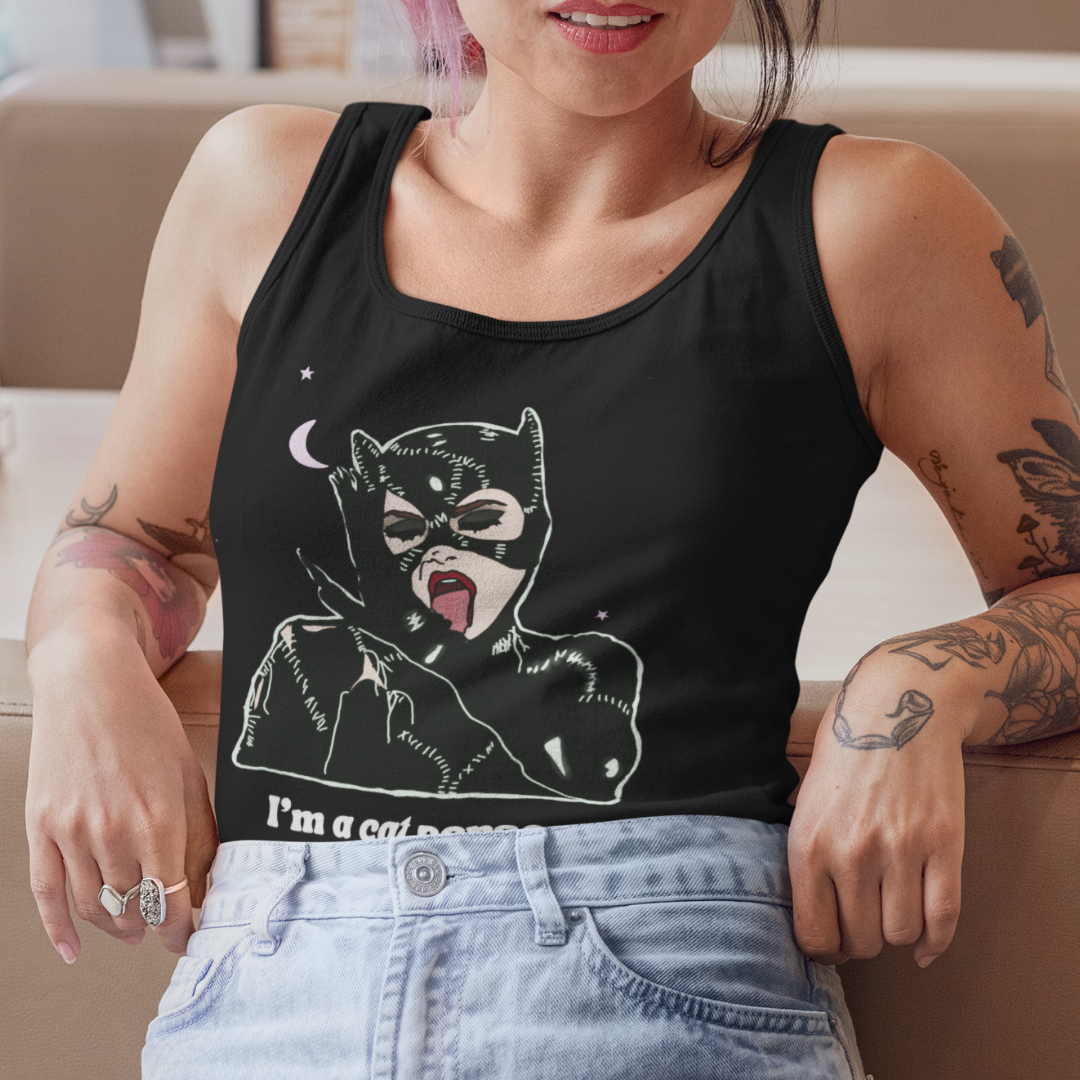 "I'm a Cat Person"  Racerback Tank