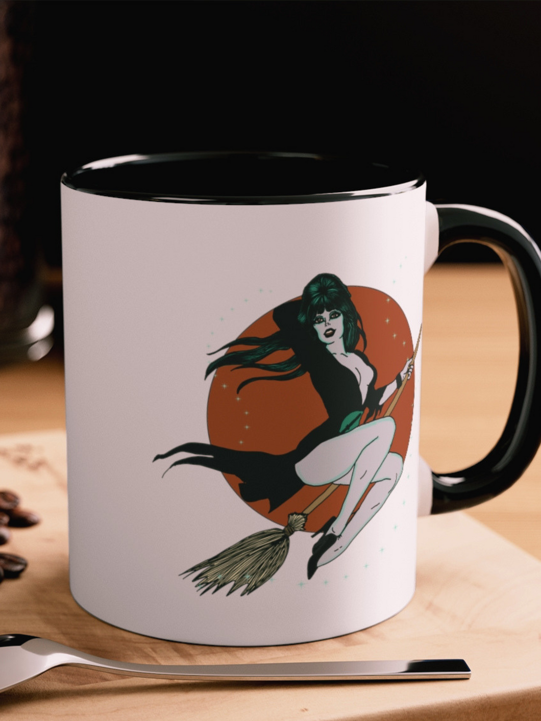 Elvira Moon Witch Coffee & Tea Mug