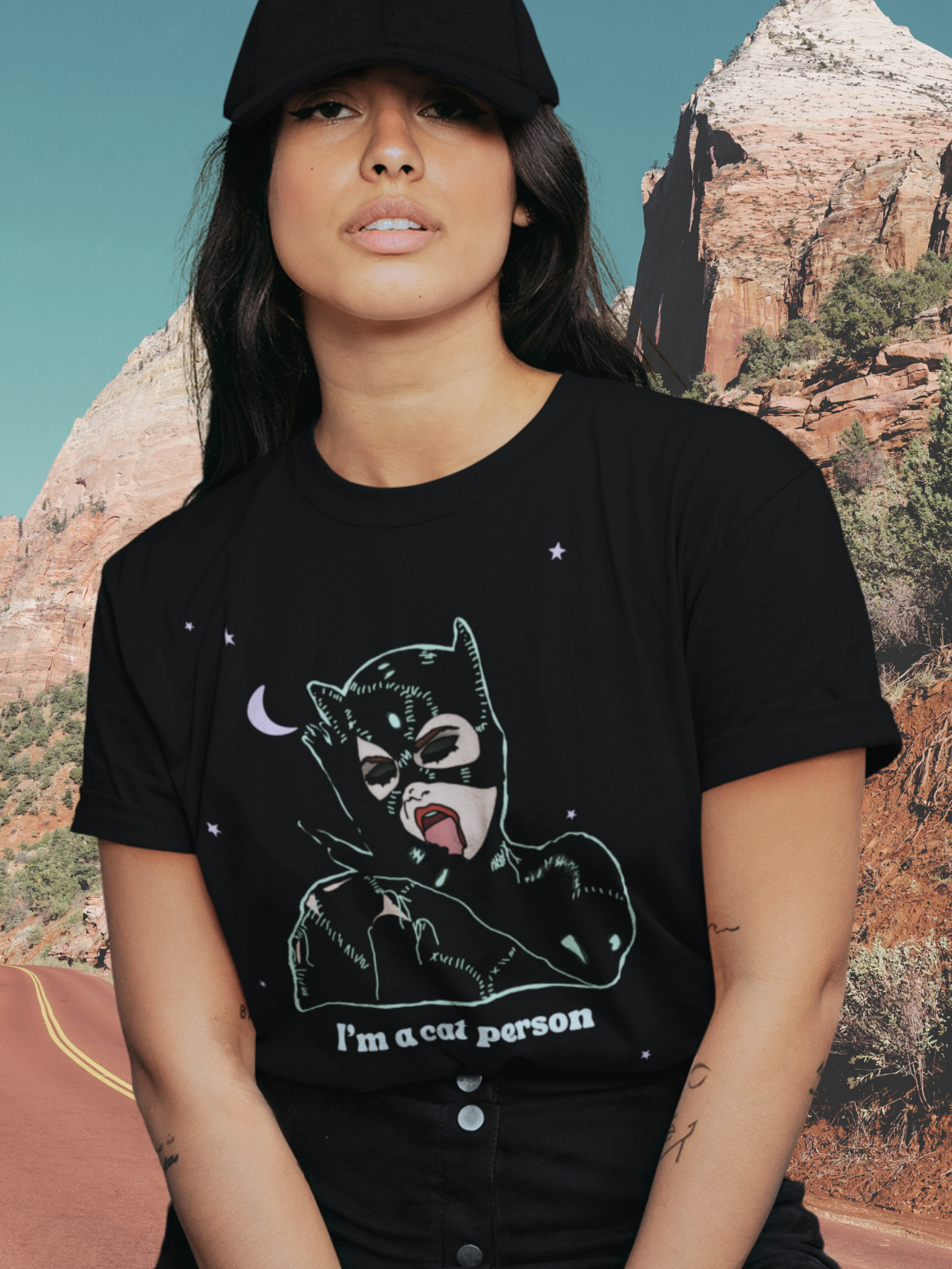 “I'm a Cat Person” Catwoman Unisex Tshirt