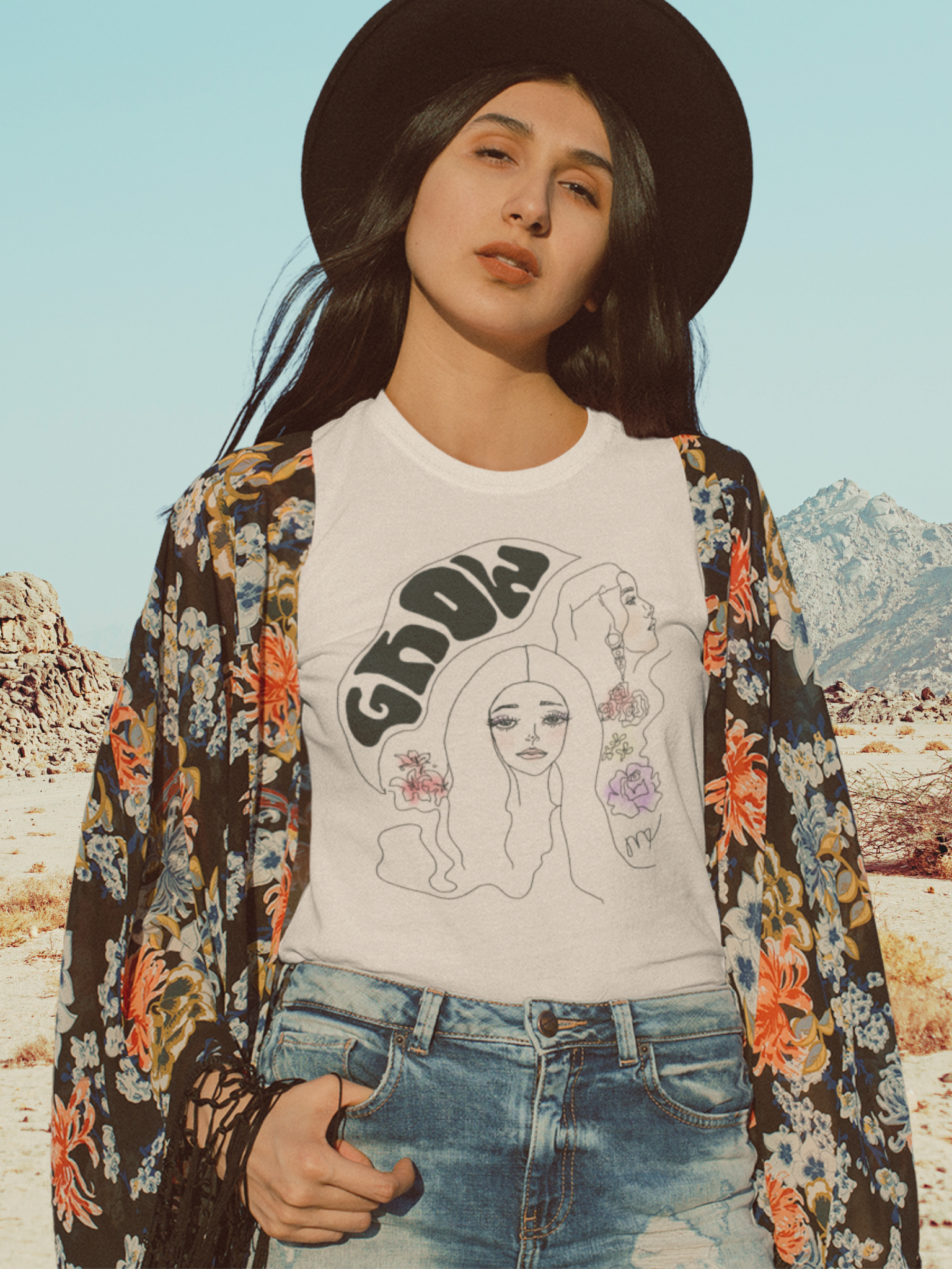 Virgo "Grow" Vintage Style Unisex Tee