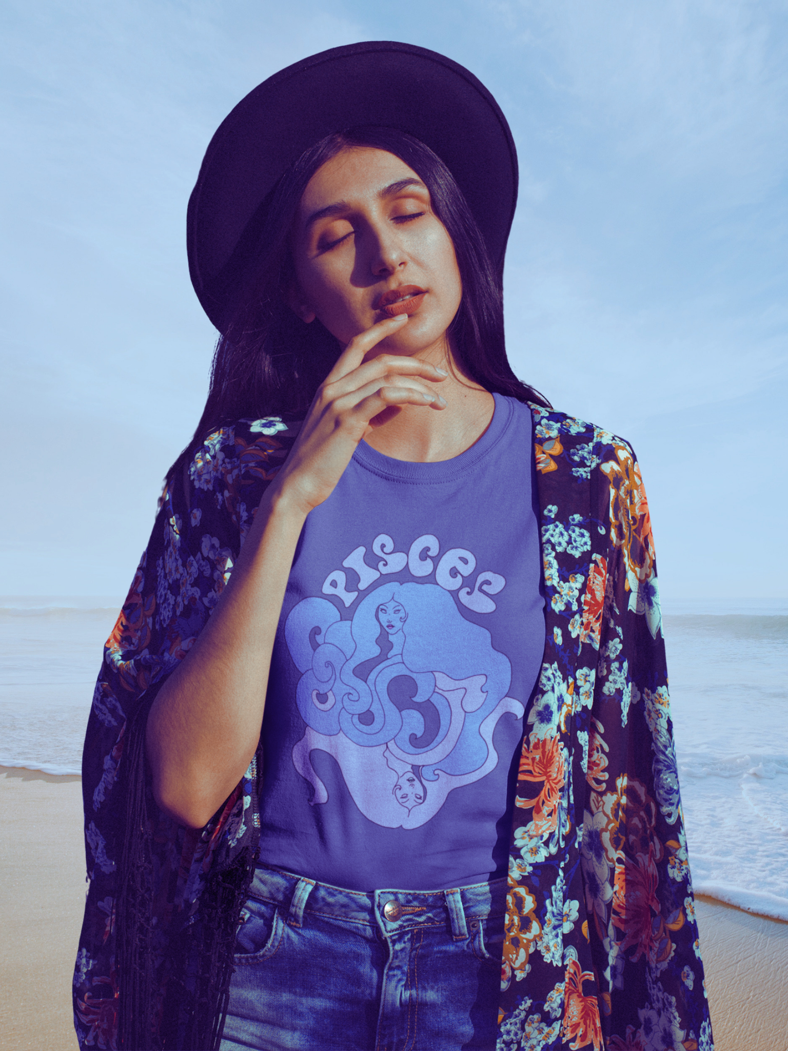 Pisces  Goddess of the Sea Vintage Style Unisex Tee
