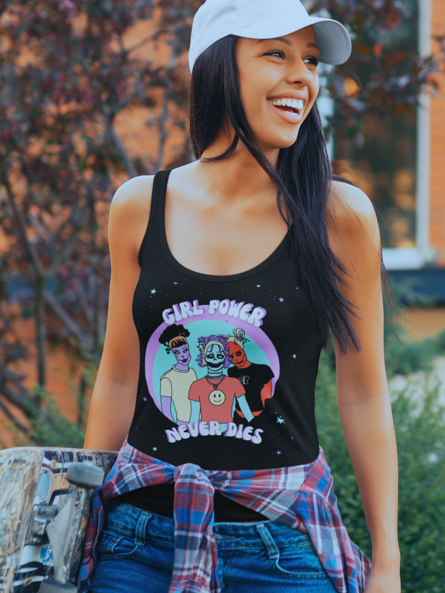 Girl Power Never Dies Racerback Tank