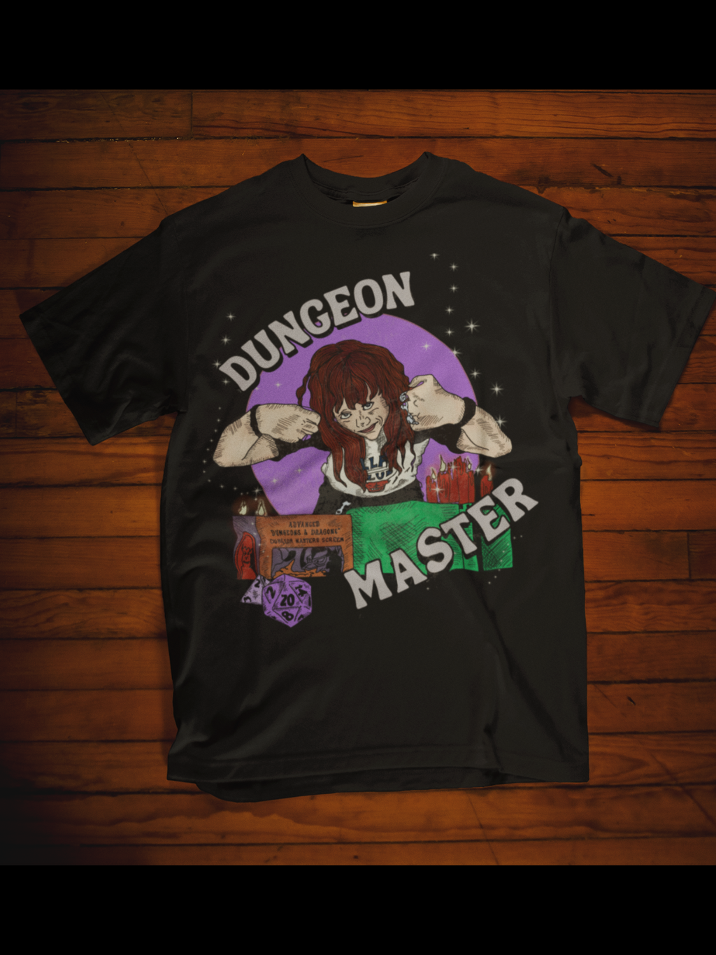 "Dungeon Master"  Vintage Style Unisex Tee