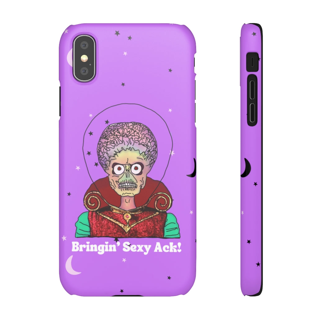 Mars Attacks "Bringin' Sexy Ack!" Phone Snap Case [purple]