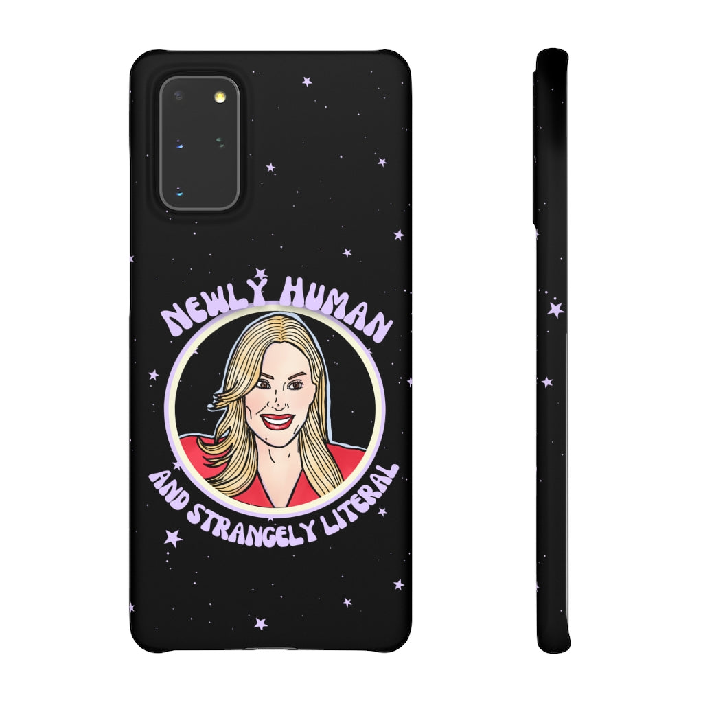 "Newly Human and Strangely Literal" Phone Snap Case