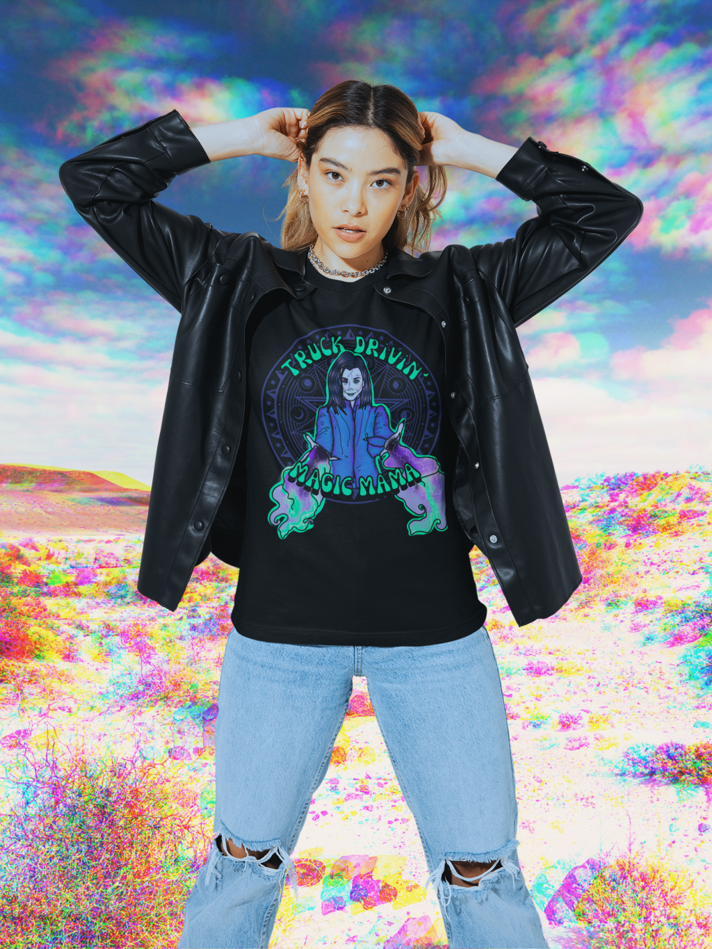 "Truck Drivin' Magic Mama" Willow  Super Soft Unisex Tshirt