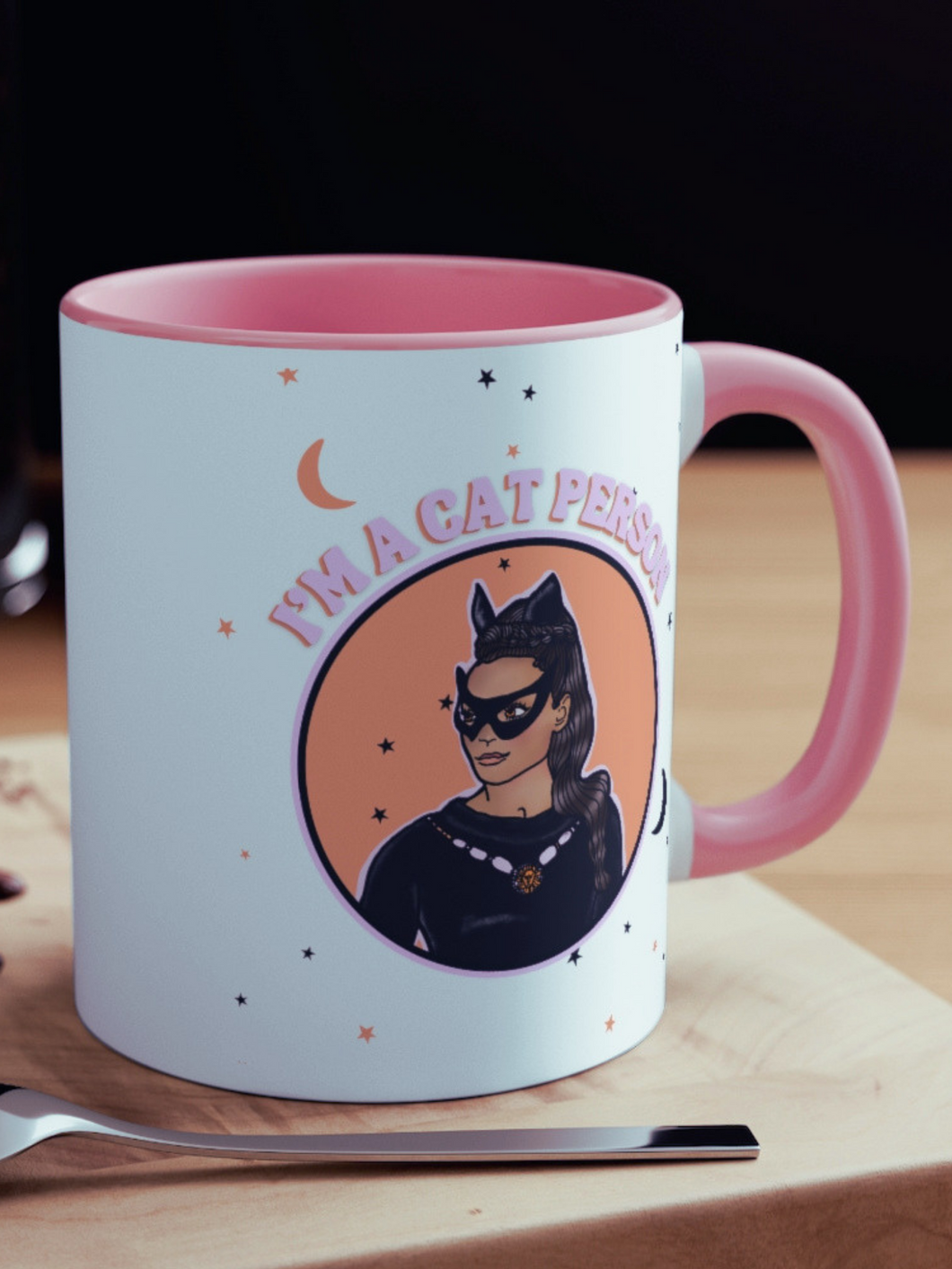 Retro I'm a Cat Person Coffee Mug