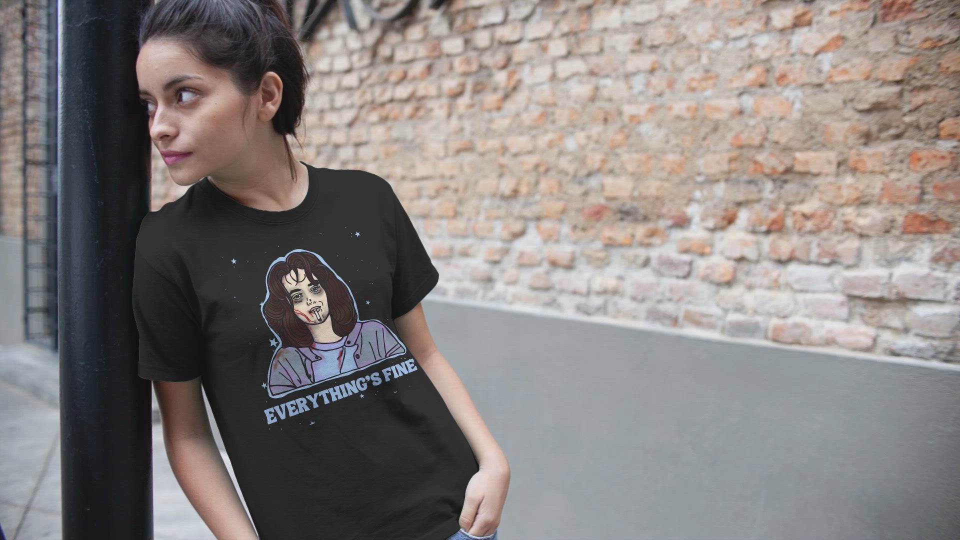 "Everything's Fine" Heathers Super Soft Unisex Tshirt
