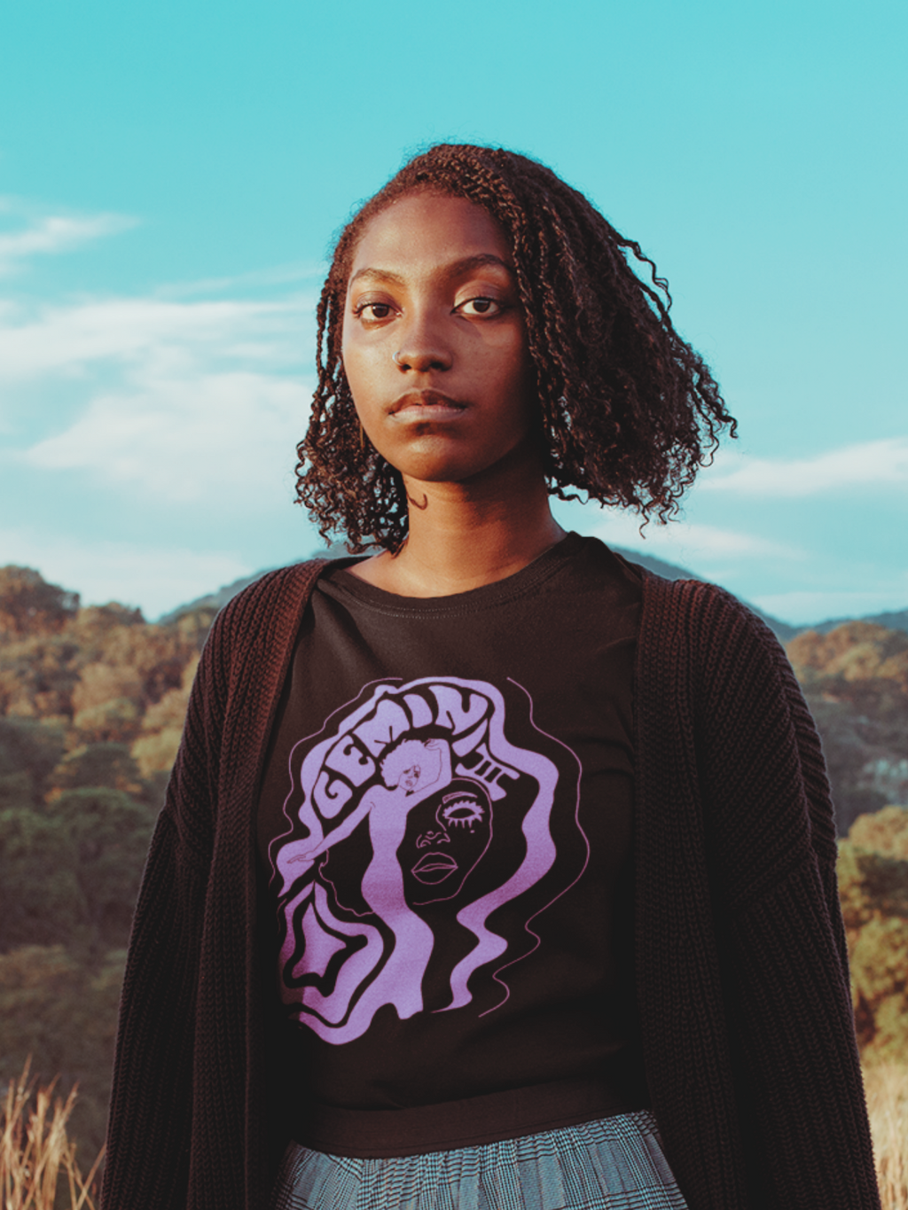 Gemini Twins Vintage Style Unisex Tee