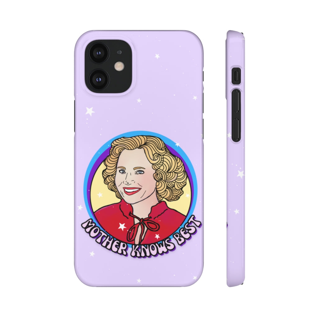 Kitty Forman "Mother Knows Best" Phone Snap Case [lilac]