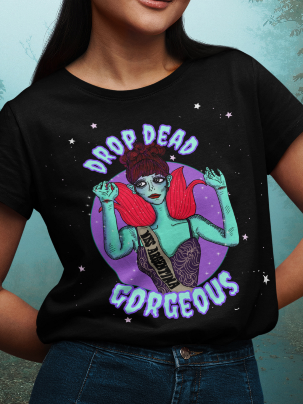 "Drop Dead Gorgeous" Beetlejuice Super Soft Tee