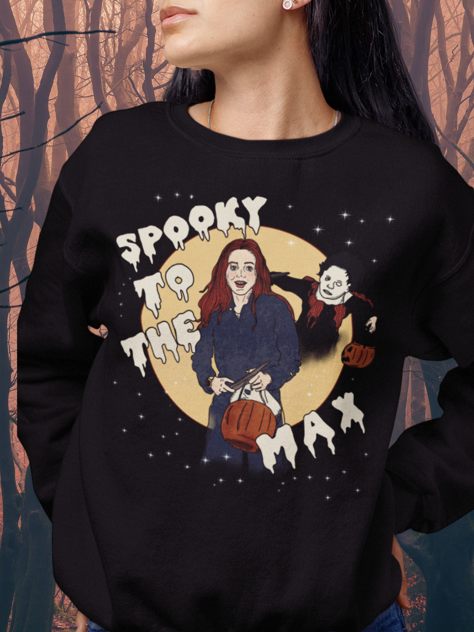 "Spooky to the Max" Comfy Sweatshirt