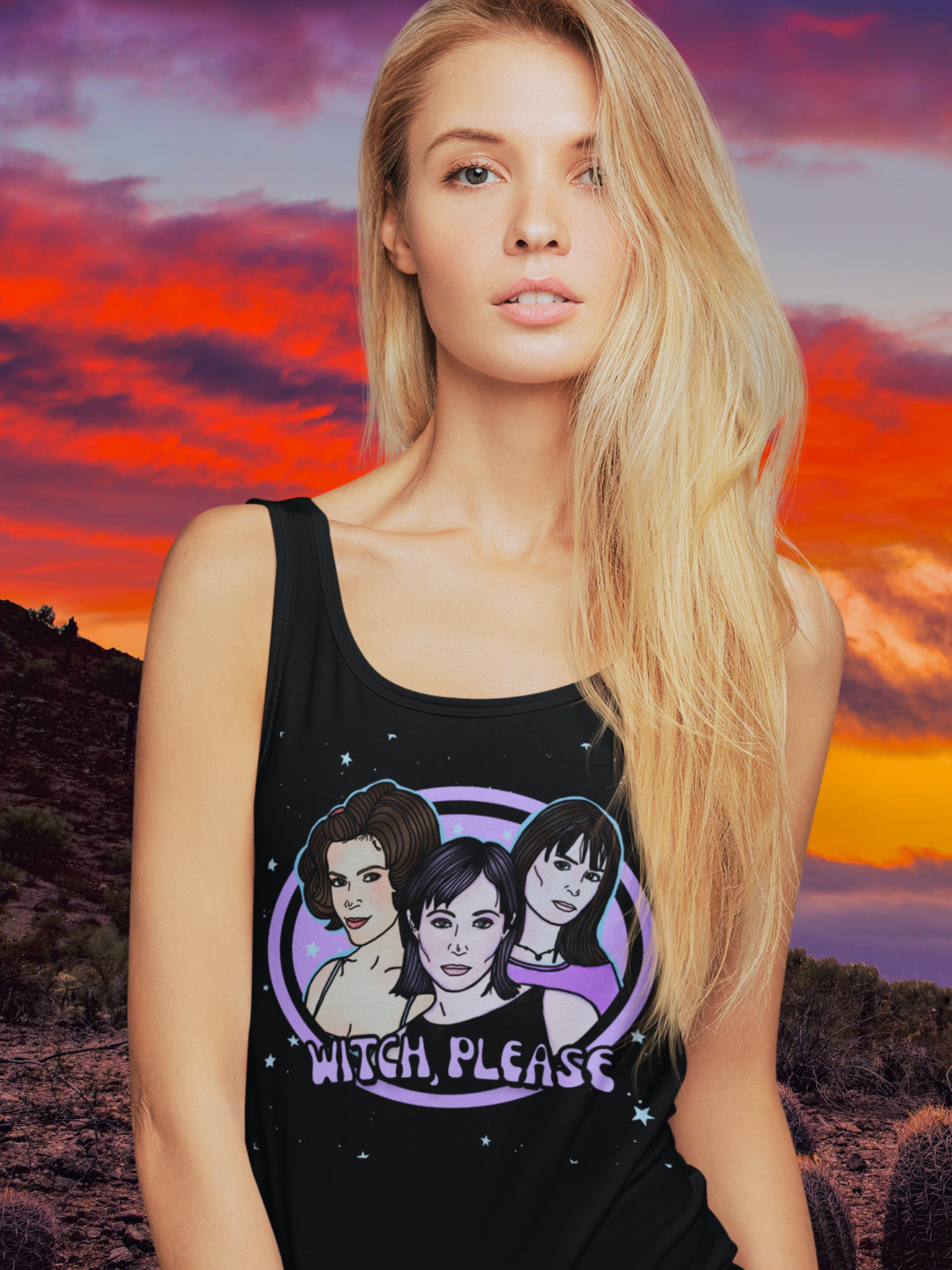 "Witch, Please" Racerback Tank