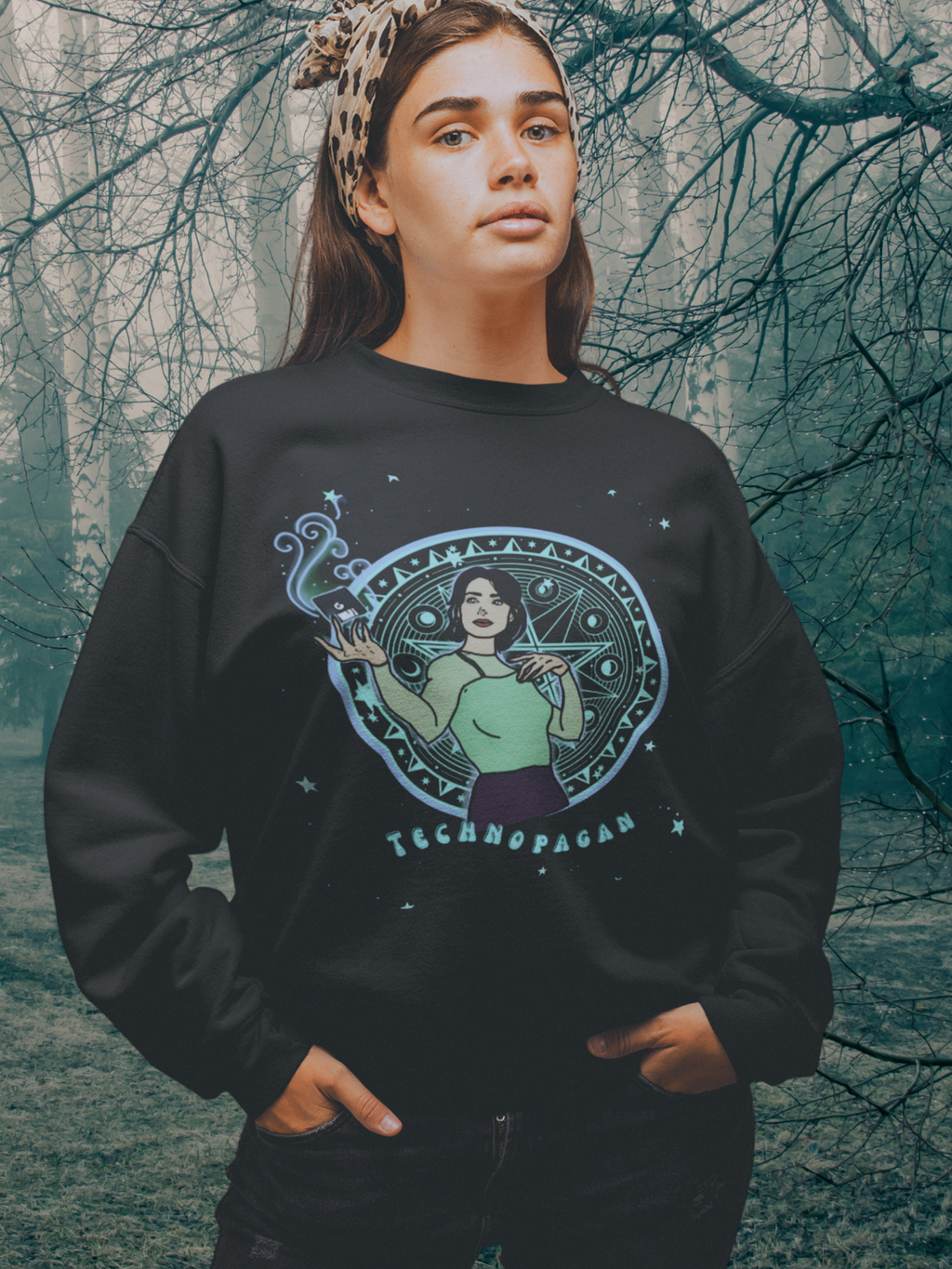 Technopagan Comfy Sweatshirt