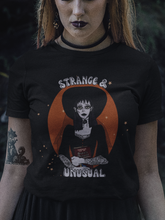 Load image into Gallery viewer, “Strange and Unusual” Lydia Deetz Vintage Style Tee
