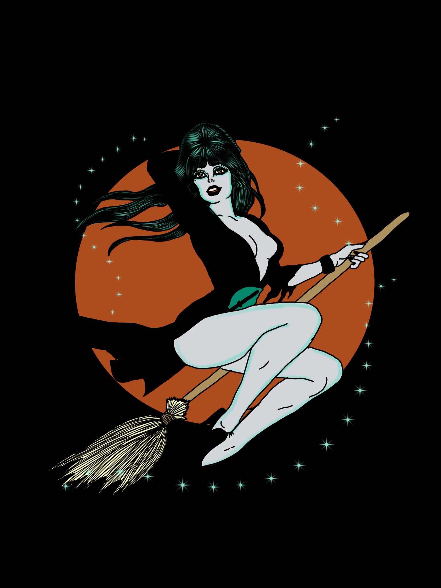 Elvira Moon Witch Coffee & Tea Mug
