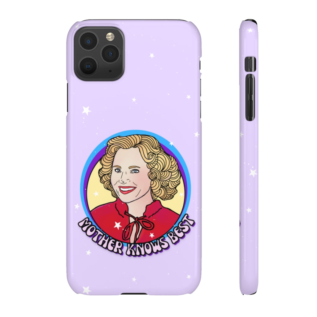 Kitty Forman "Mother Knows Best" Phone Snap Case [lilac]