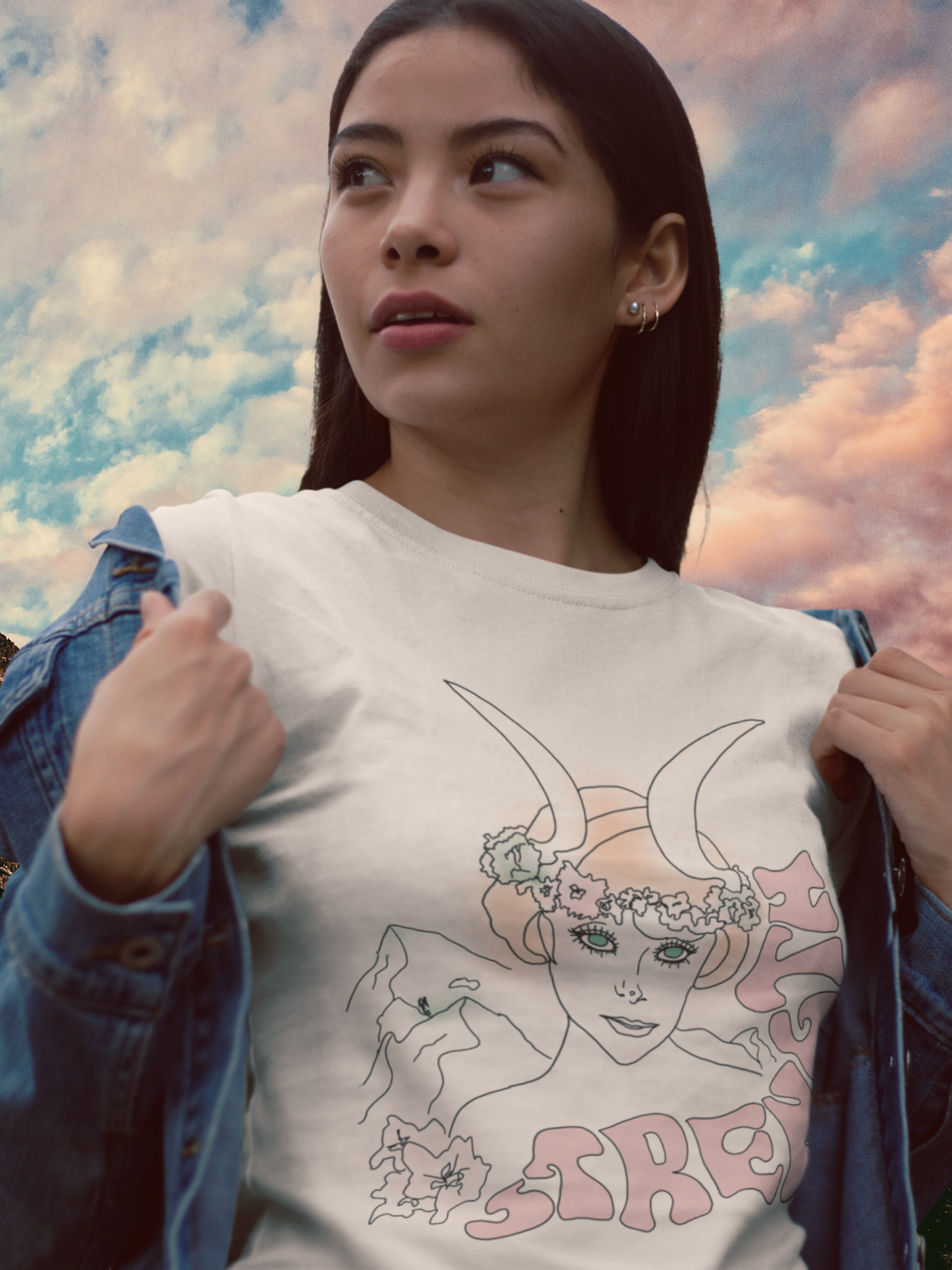 Taurus "Strength" Vintage Style Unisex Tee (cream)