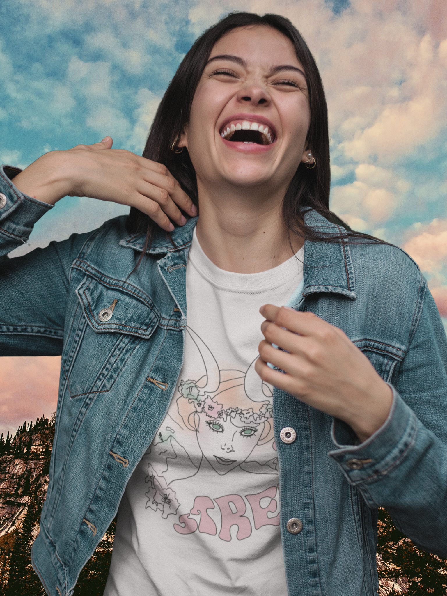 Taurus "Strength" Vintage Style Unisex Tee (cream)