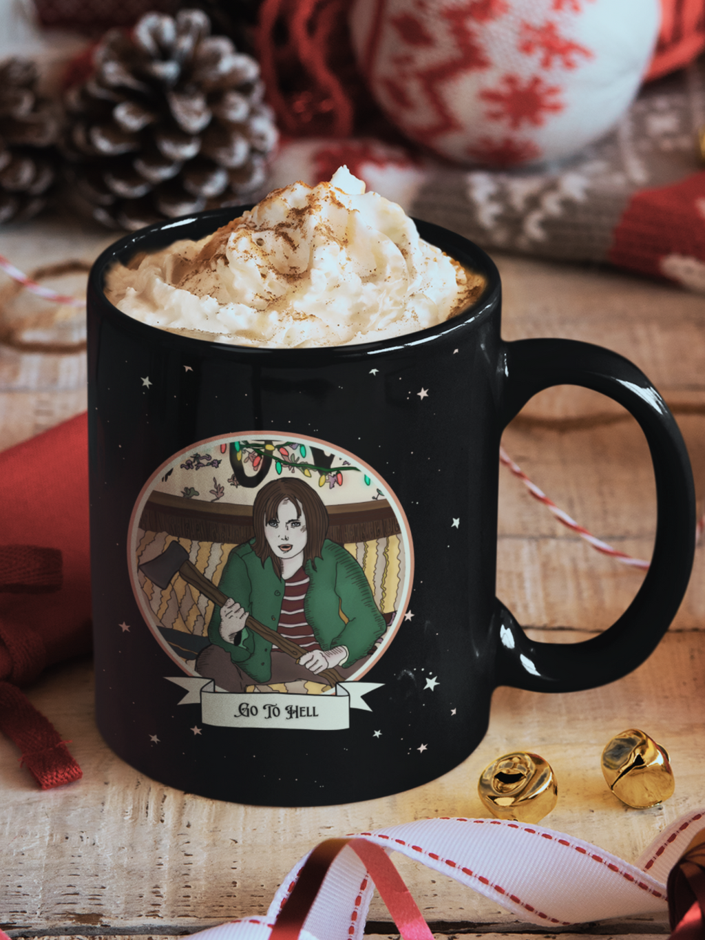 Go To Hell  11oz Black Mug