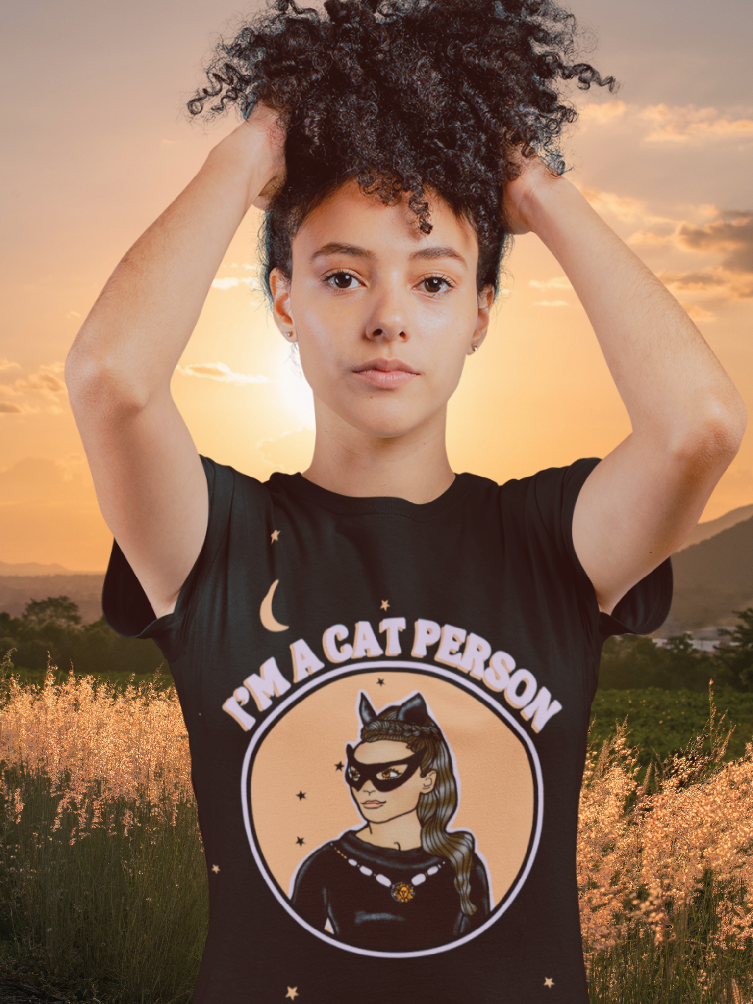 “I'm a Cat Person” Eartha Kitt Unisex T-shirt