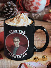 Load image into Gallery viewer, Kiss The Librarian Coffee Mug
