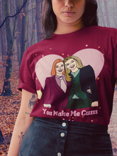 Load image into Gallery viewer, You Make Me Cumplete Willow and Tara Super Soft T-shirt
