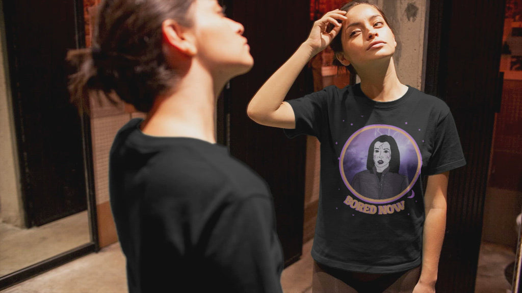 "Bored Now" Dark Willow Unisex T-shirt