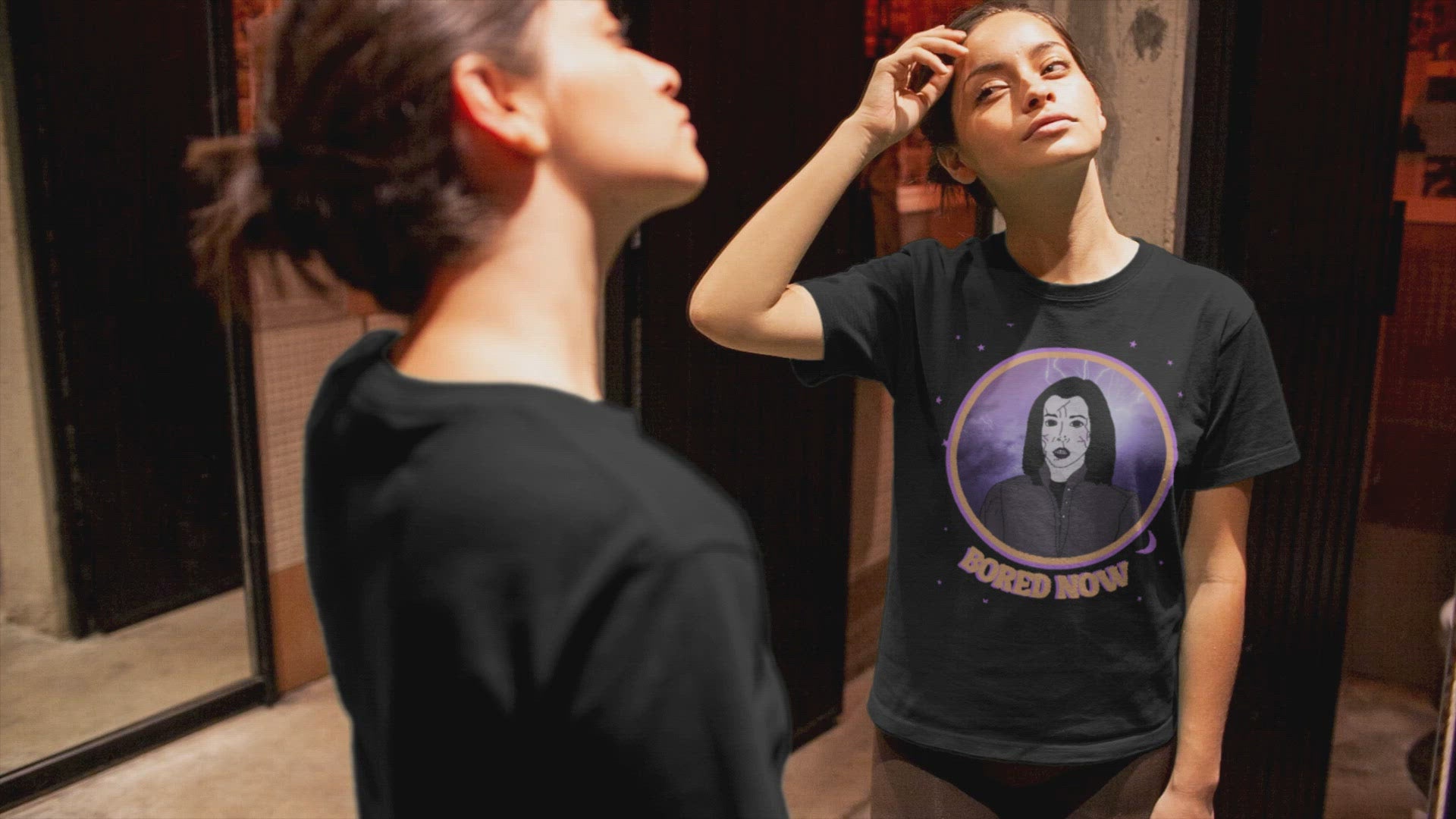 "Bored Now" Dark Willow Unisex T-shirt