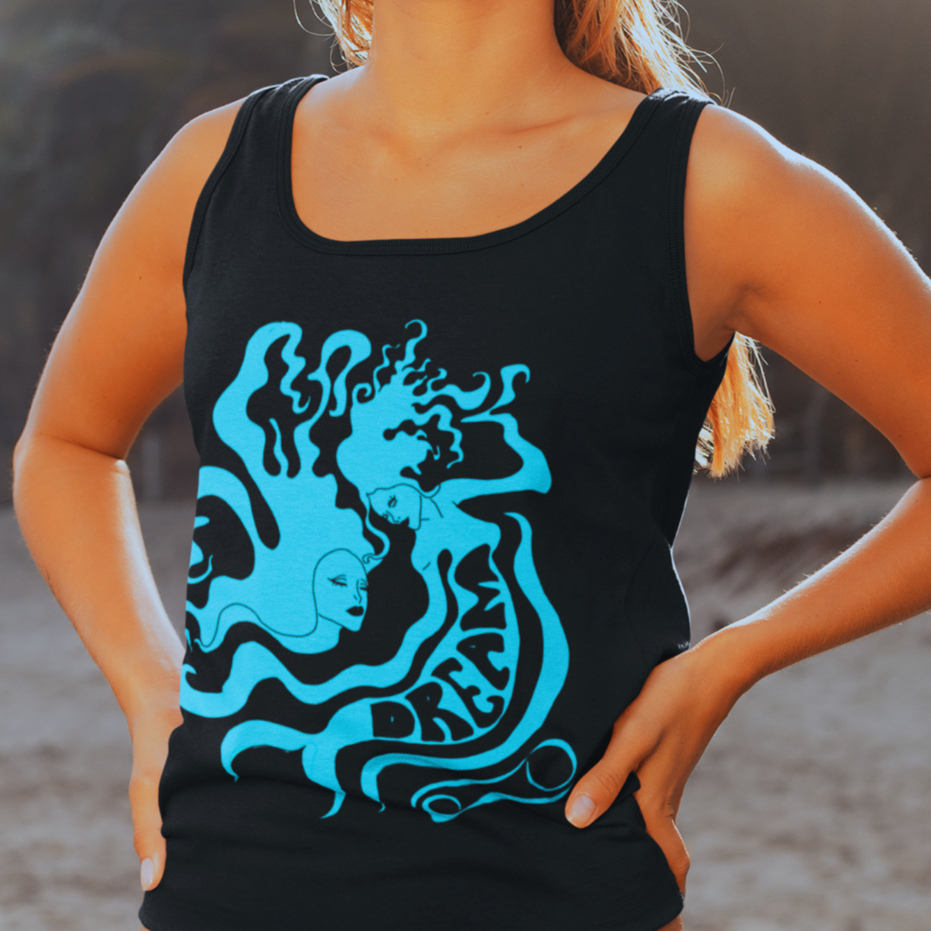 Cancer  "Dream" Sign Racerback Tank
