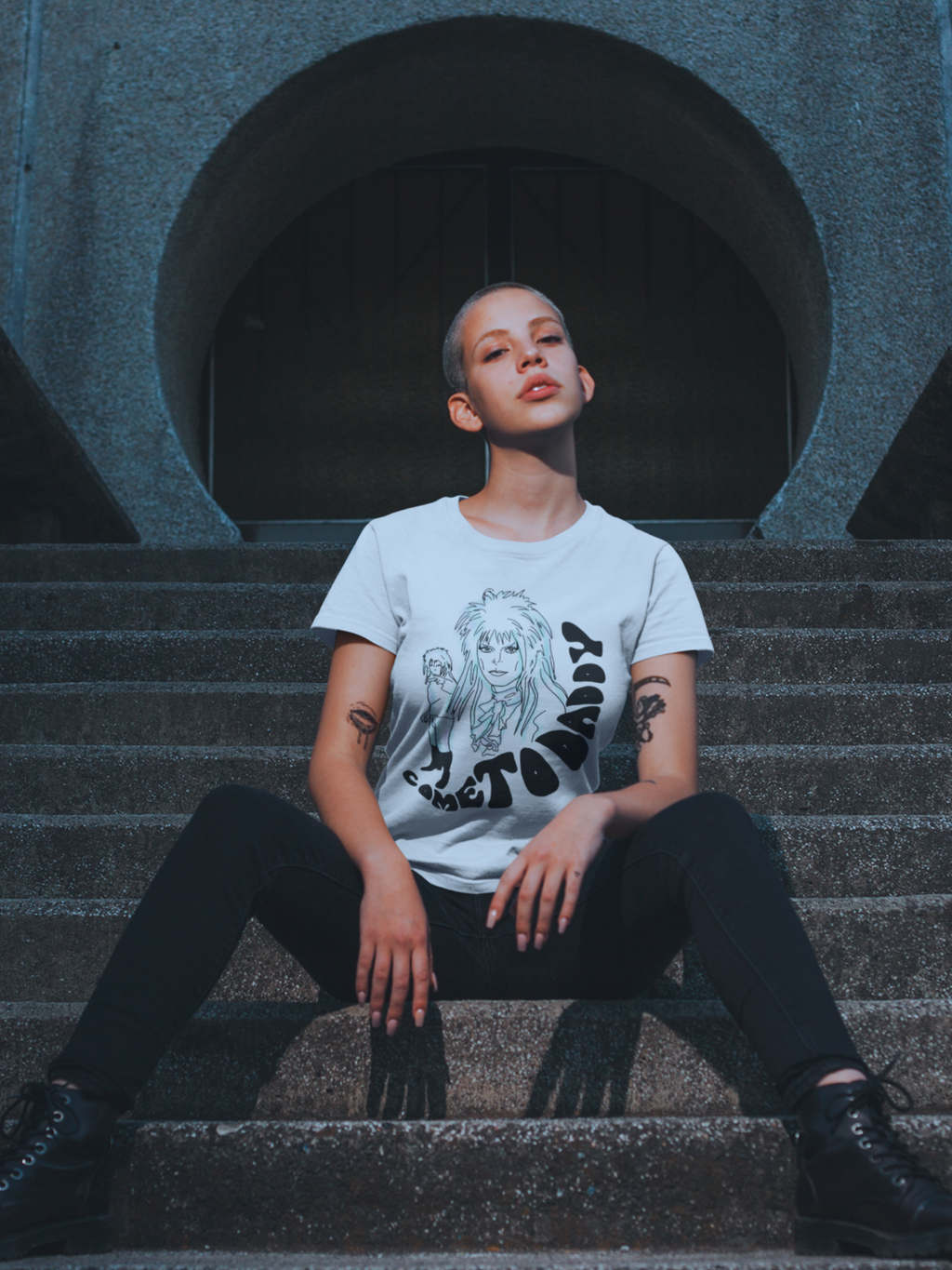 "Come to Daddy" Labyrinth Vintage Style Unisex Tshirt