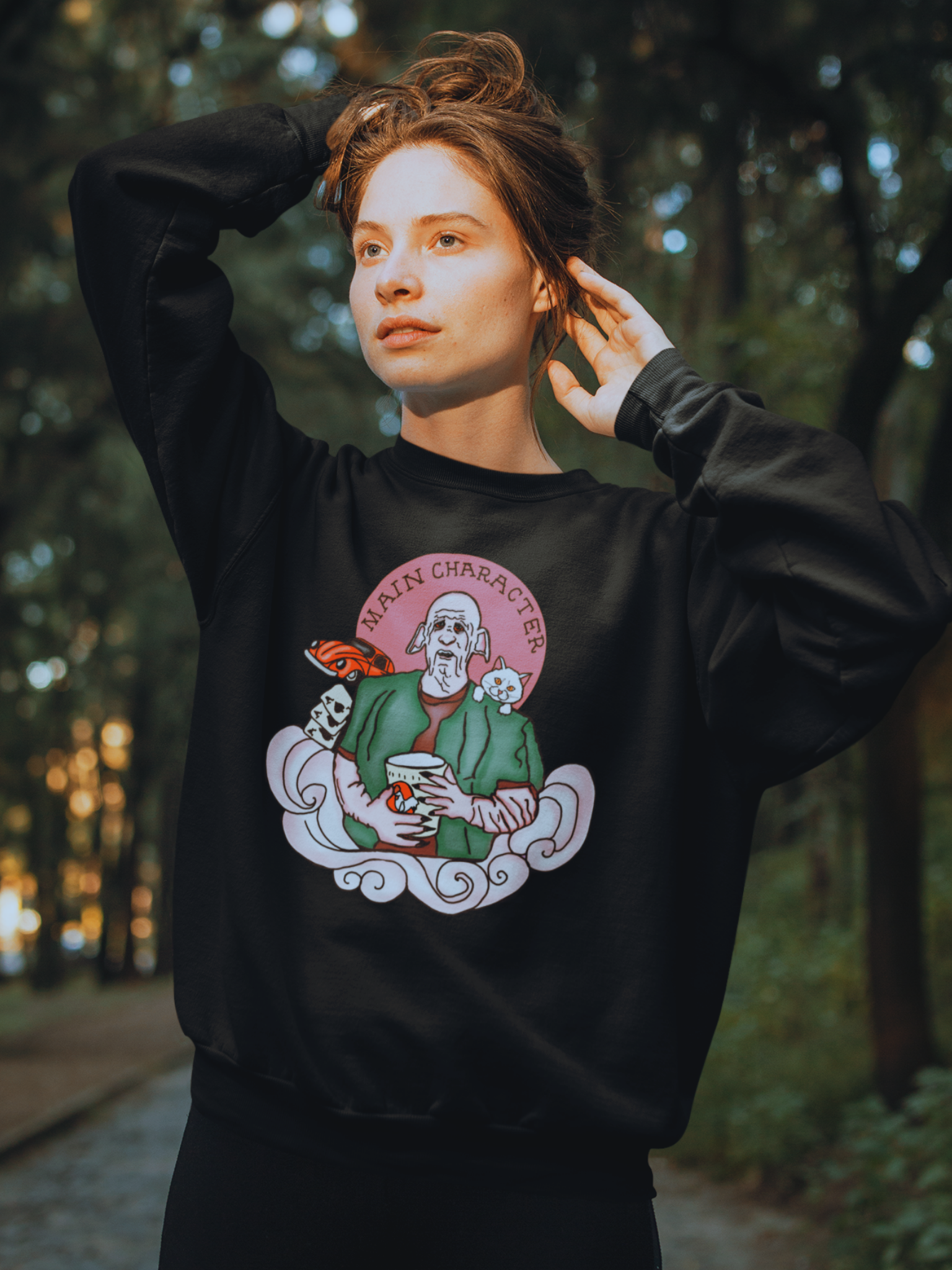 Clem Main Character Unisex Heavy Blend™ Crewneck Sweatshirt