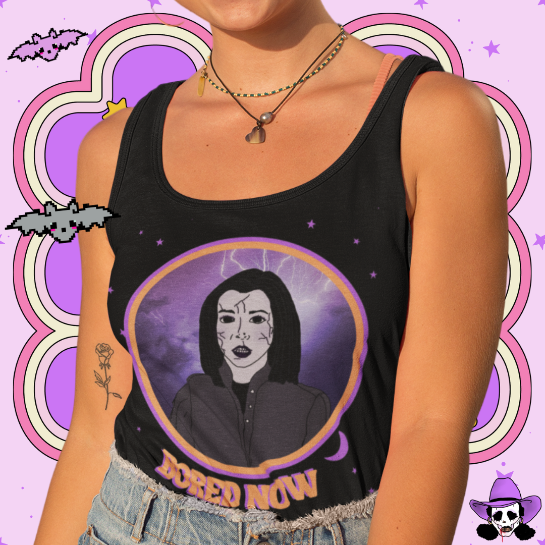 "Bored Now" Racerback Tank