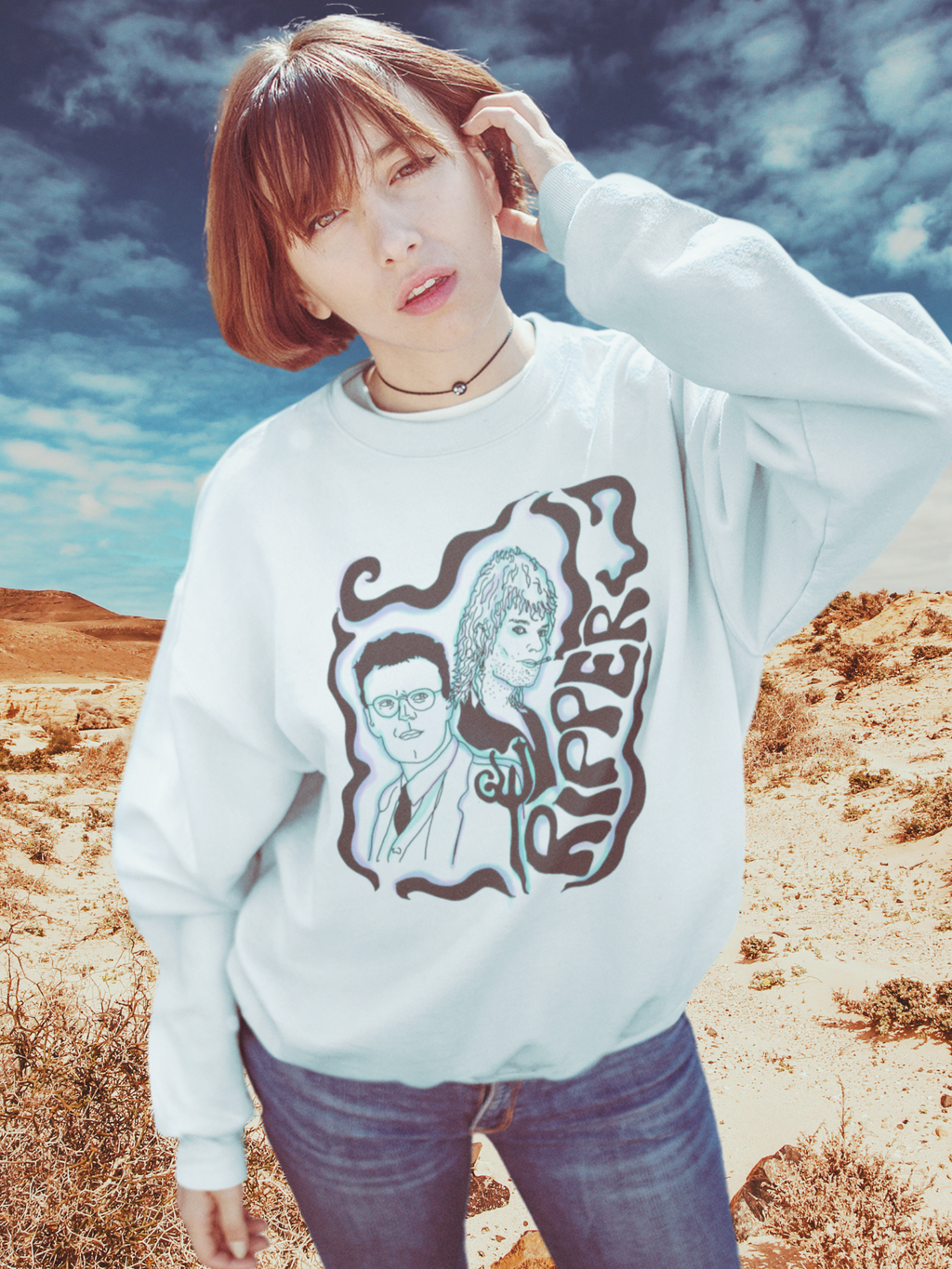 Retro Giles/ Ripper Comfy Sweatshirt
