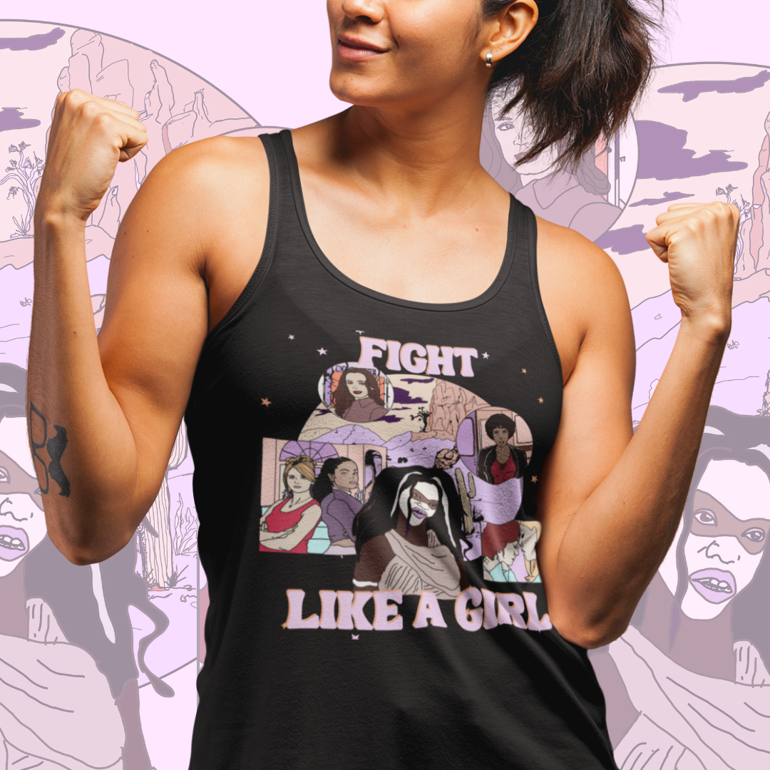 Fight Like a Girl Racerback Tank