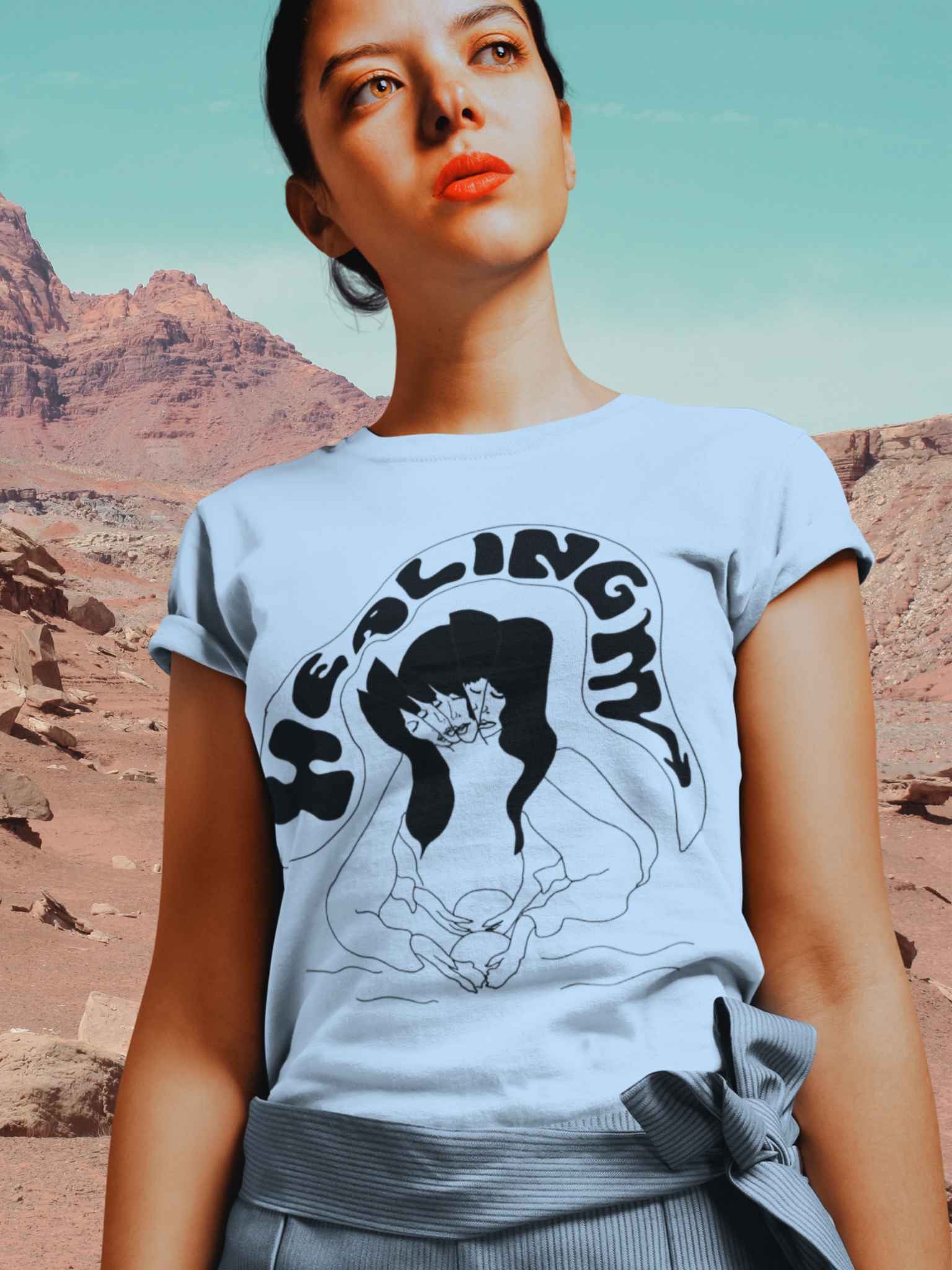 Scorpio "Healing" Unisex Vintage Style Tshirt