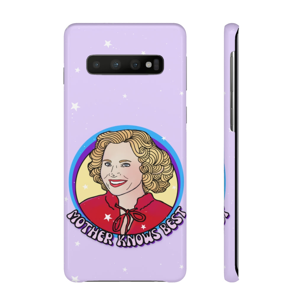 Kitty Forman "Mother Knows Best" Phone Snap Case [lilac]