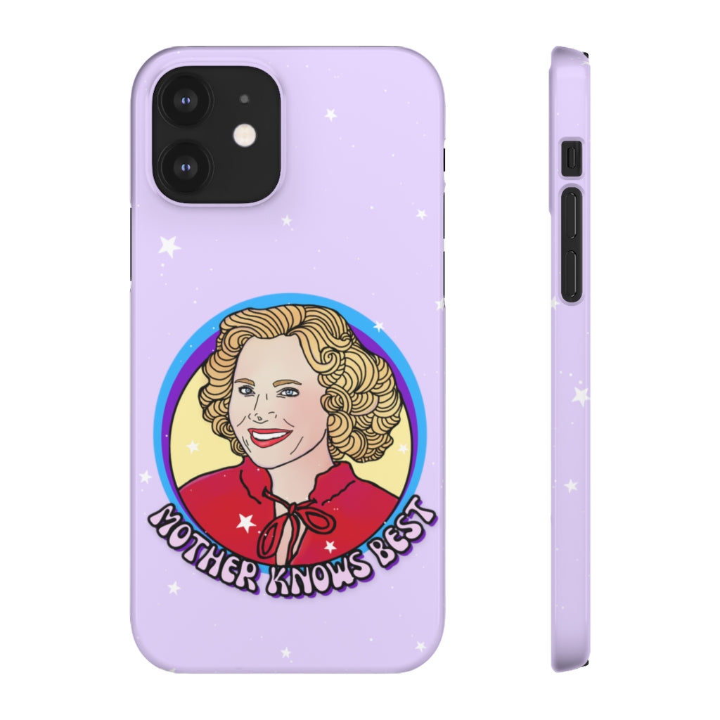 Kitty Forman "Mother Knows Best" Phone Snap Case [lilac]